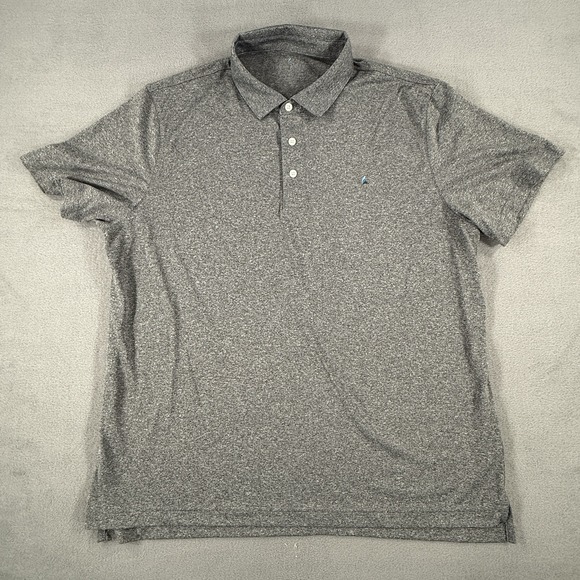 Tailor Vintage Other - Tailor Vintage Polo Mens XL Gray Short Sleeve stretch 3 button